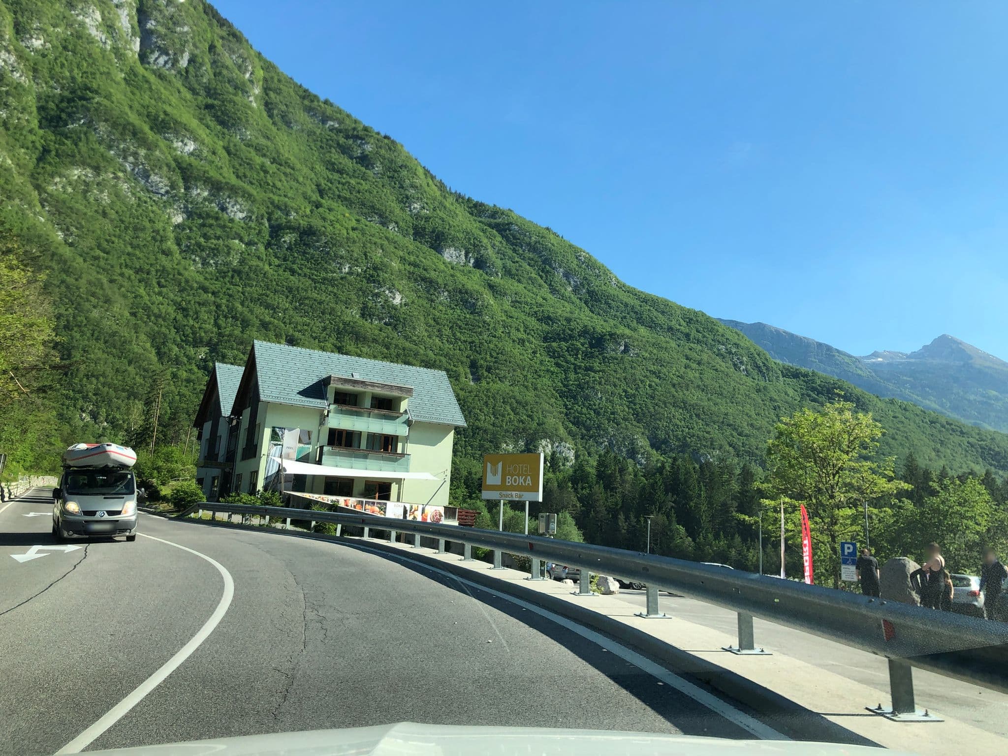 Street view near Hotel Boka, Bovec — © derzornigemarkus (CC BY-SA · Mapillary)