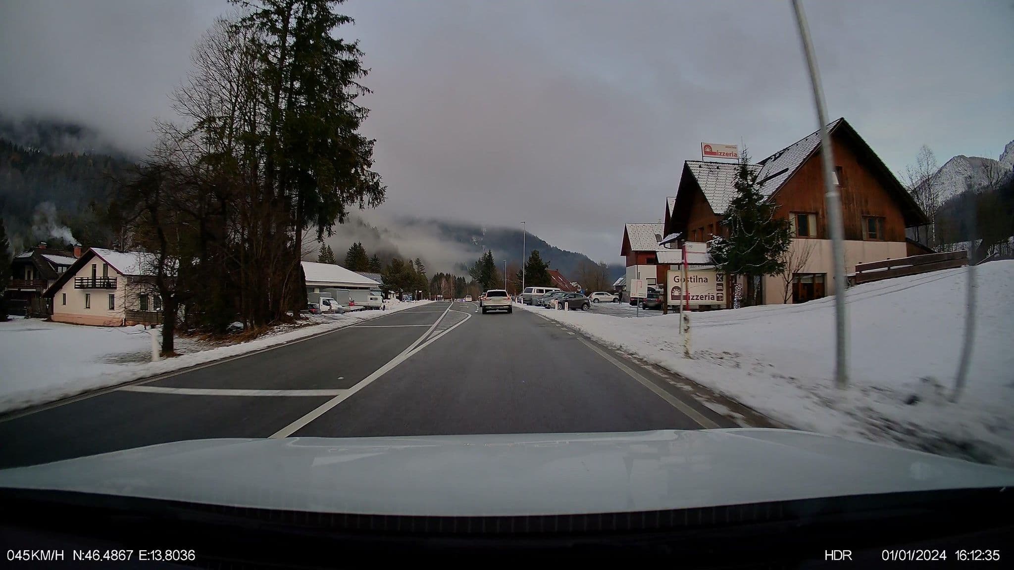 Street view near Apartment Maraton, Kranjska Gora — © Hrabroslav (CC BY-SA · Mapillary)