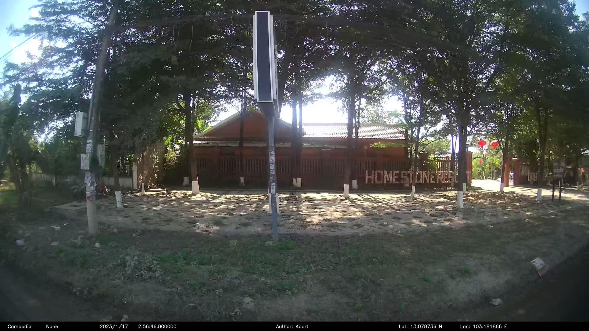 Street view near Home Stone Resort, Ou Char — © kaart_2 (CC BY-SA · Mapillary)