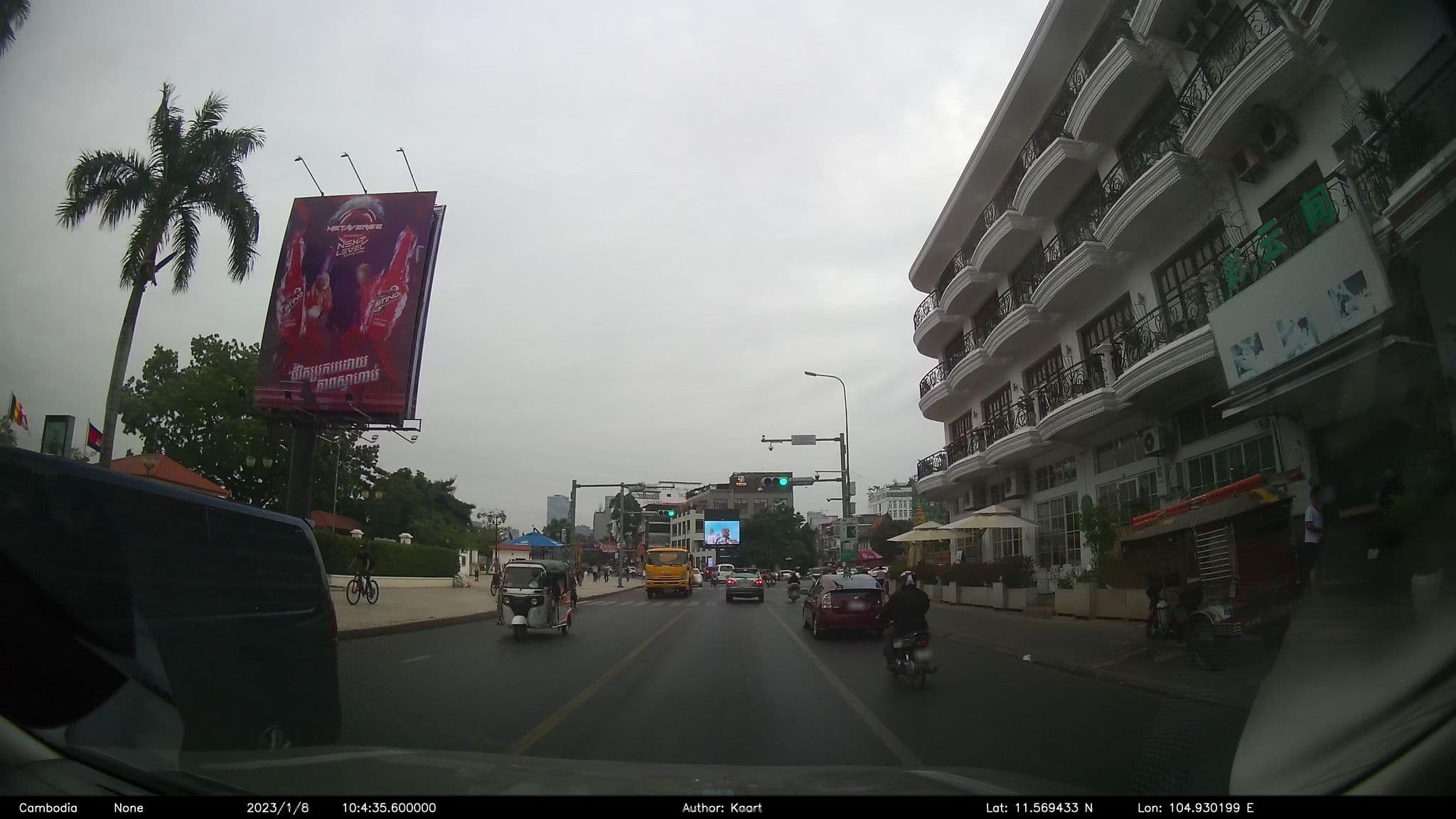 Street view near Angkor Mithona Guest House, Phnom Penh, Phnom Penh — © kaart_2 (CC BY-SA · Mapillary)