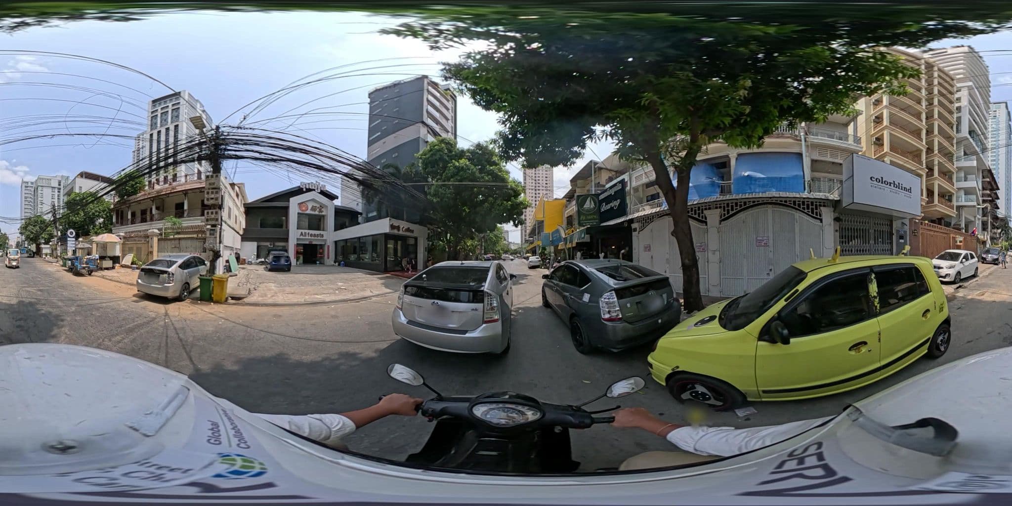 Street view near Helen Fin Inn & Apartment by WH, Phnom Penh — © vteck (CC BY-SA · Mapillary)