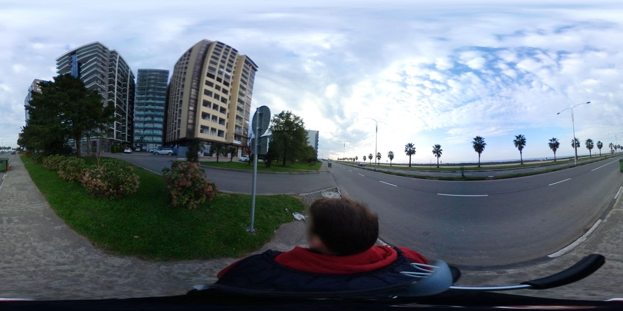 Street view near The Fresh Wave hotel, Batumi — © emptychild (CC BY-SA · Mapillary)