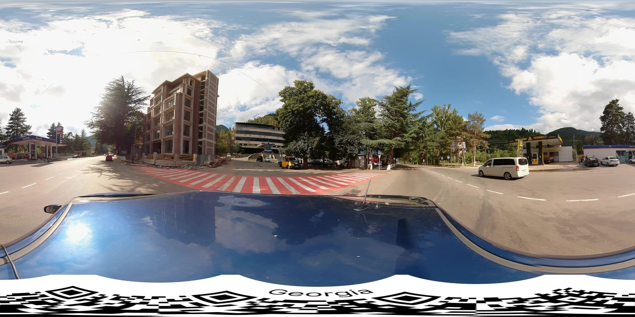 Street view near Steel Tower Borjomi, Borjomi — © bumbeishvili (CC BY-SA · Mapillary)
