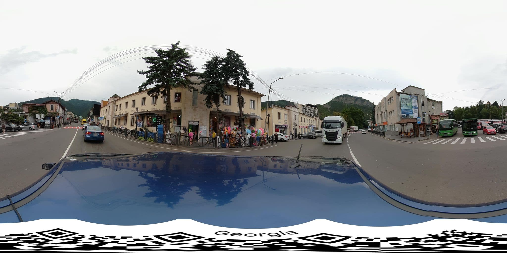 Street view near Hostel Sky, Borjomi — © bumbeishvili (CC BY-SA · Mapillary)