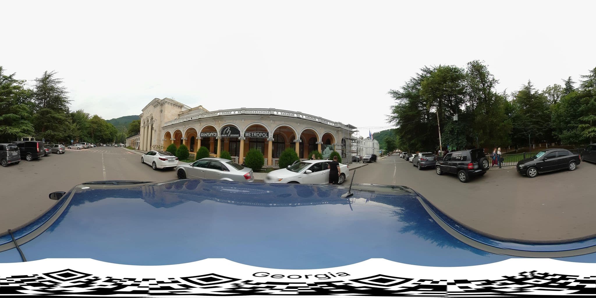 Street view near Borjomi Hostel, Borjomi — © bumbeishvili (CC BY-SA · Mapillary)