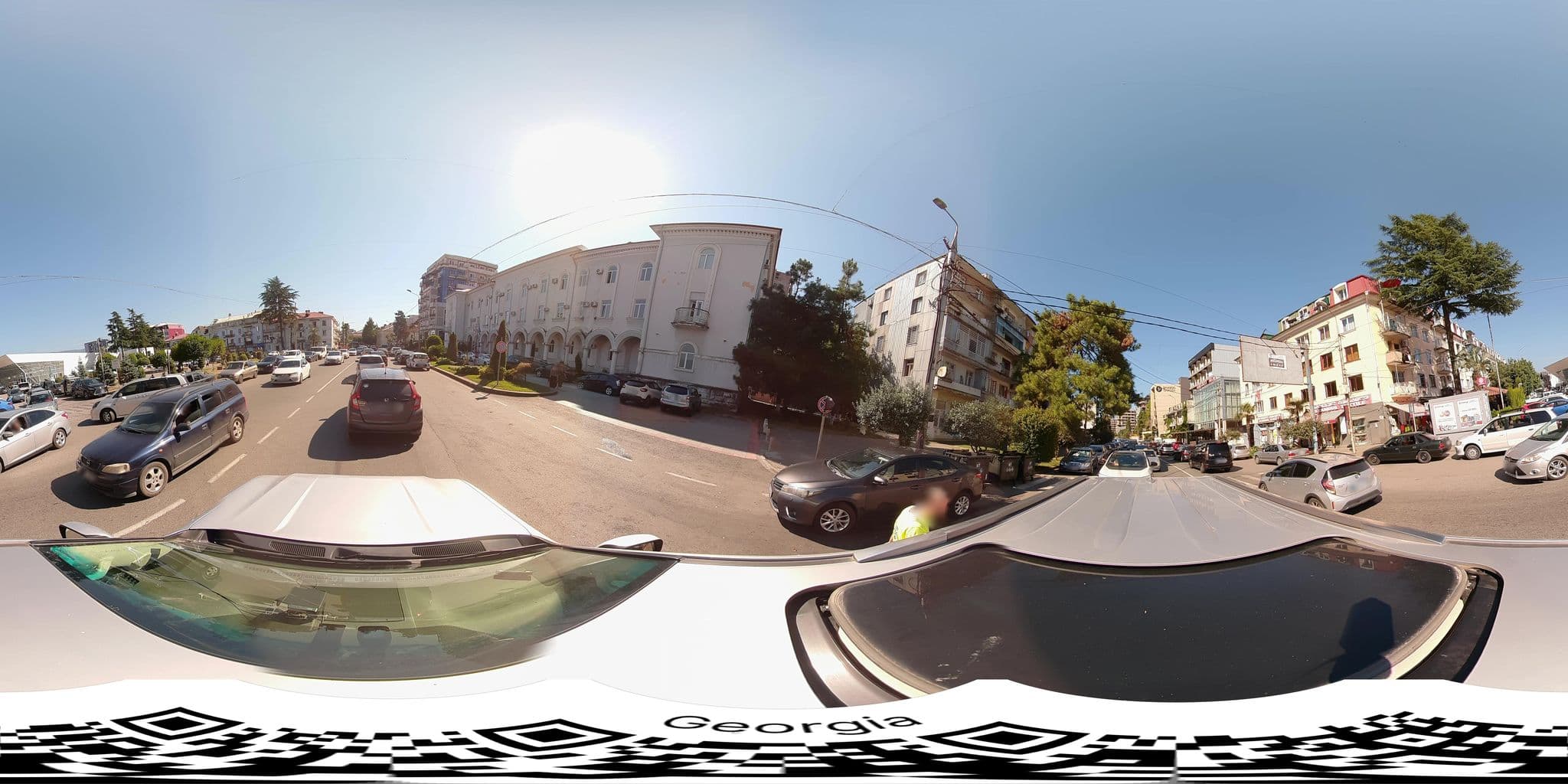 Street view near Sunny Adjara Hotel Kobuleti, Kobuleti — © bumbeishvili (CC BY-SA · Mapillary)
