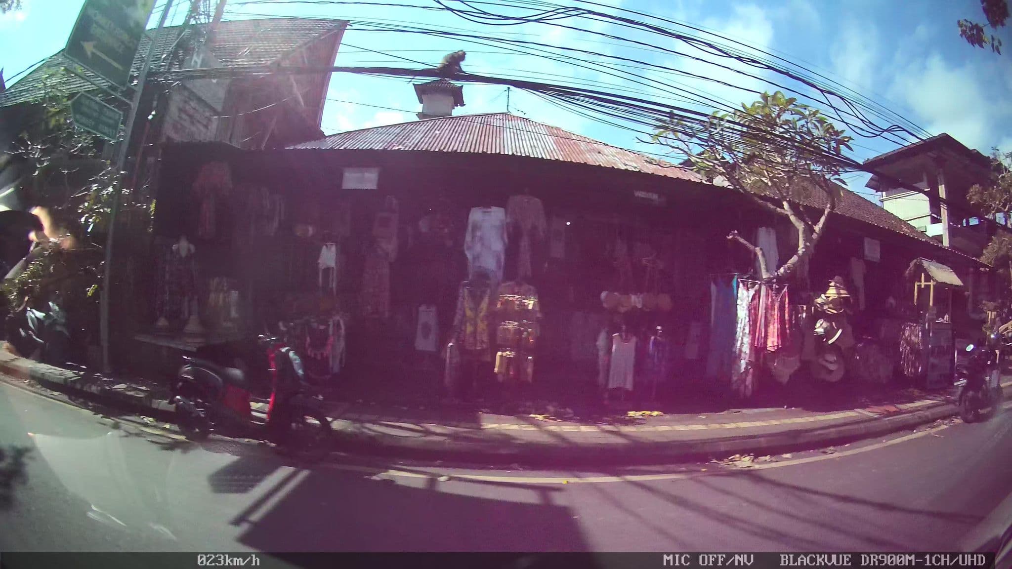 Street view near Ubud tropical garden, Ubud