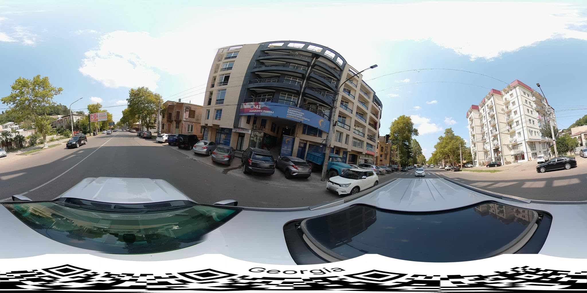 Street view near Euro Hotel Kutaisi, Kutaisi — © bumbeishvili (CC BY-SA · Mapillary)