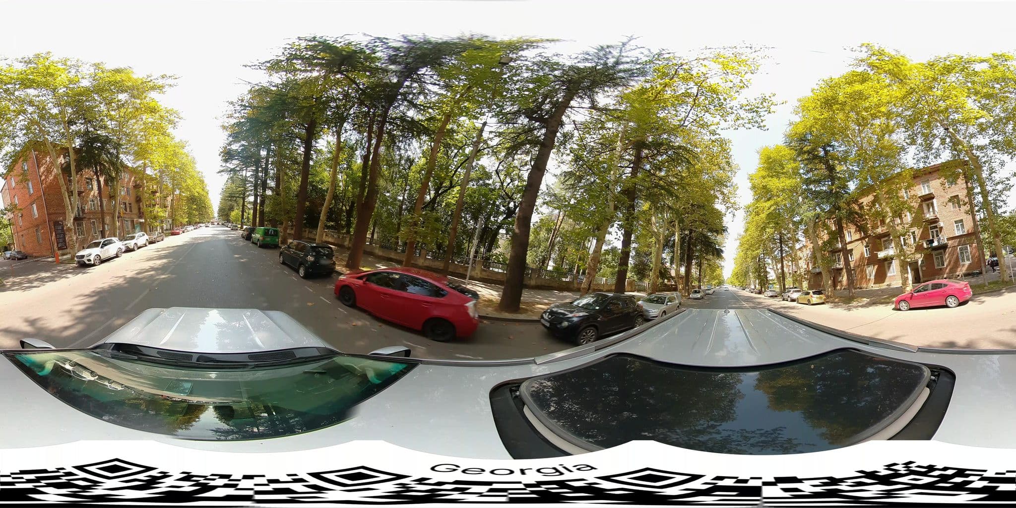 Street view near Hostel Argo, Kutaisi — © bumbeishvili (CC BY-SA · Mapillary)