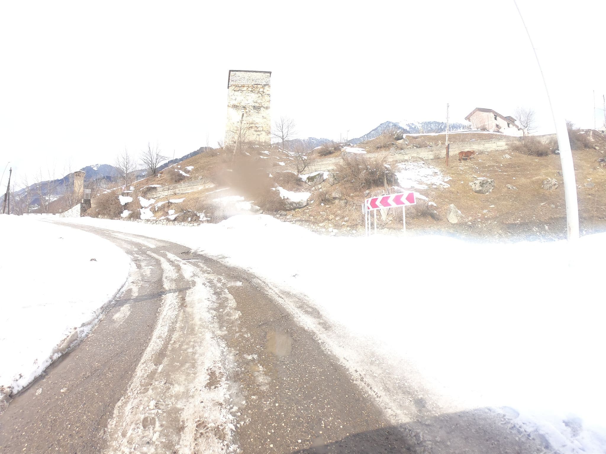 Street view near Mestia Rooms, Mestia — © eneerhut (CC BY-SA · Mapillary)