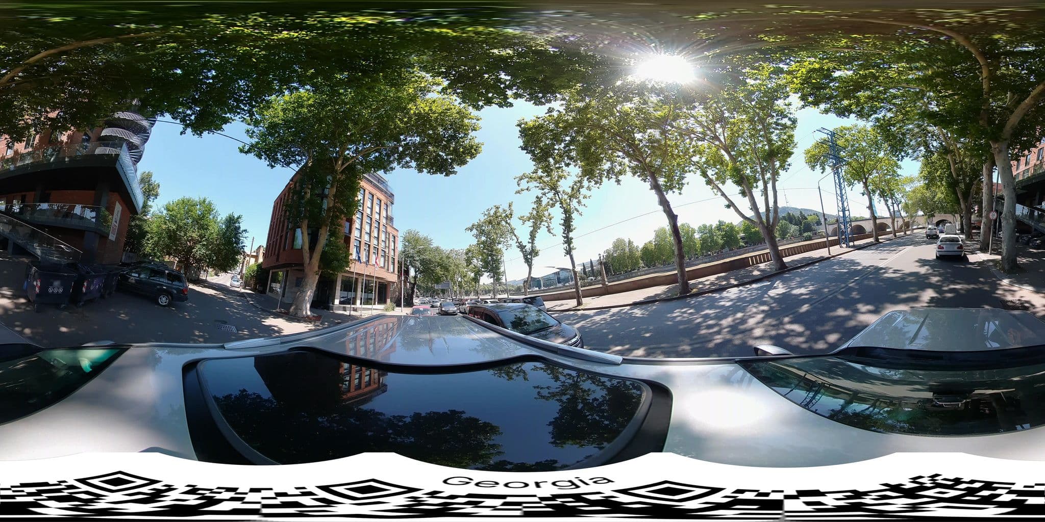 Street view near River View Hotel Tbilisi, Tbilisi — © bumbeishvili (CC BY-SA · Mapillary)