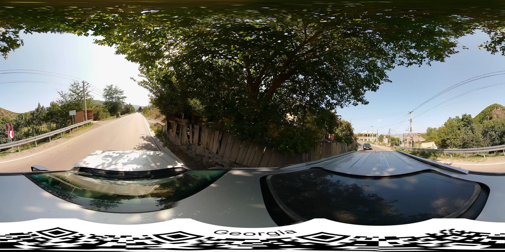 Street view near Georgia camping ground - campsite and glamping Ateni Sioni, Gori — © bumbeishvili (CC BY-SA · Mapillary)