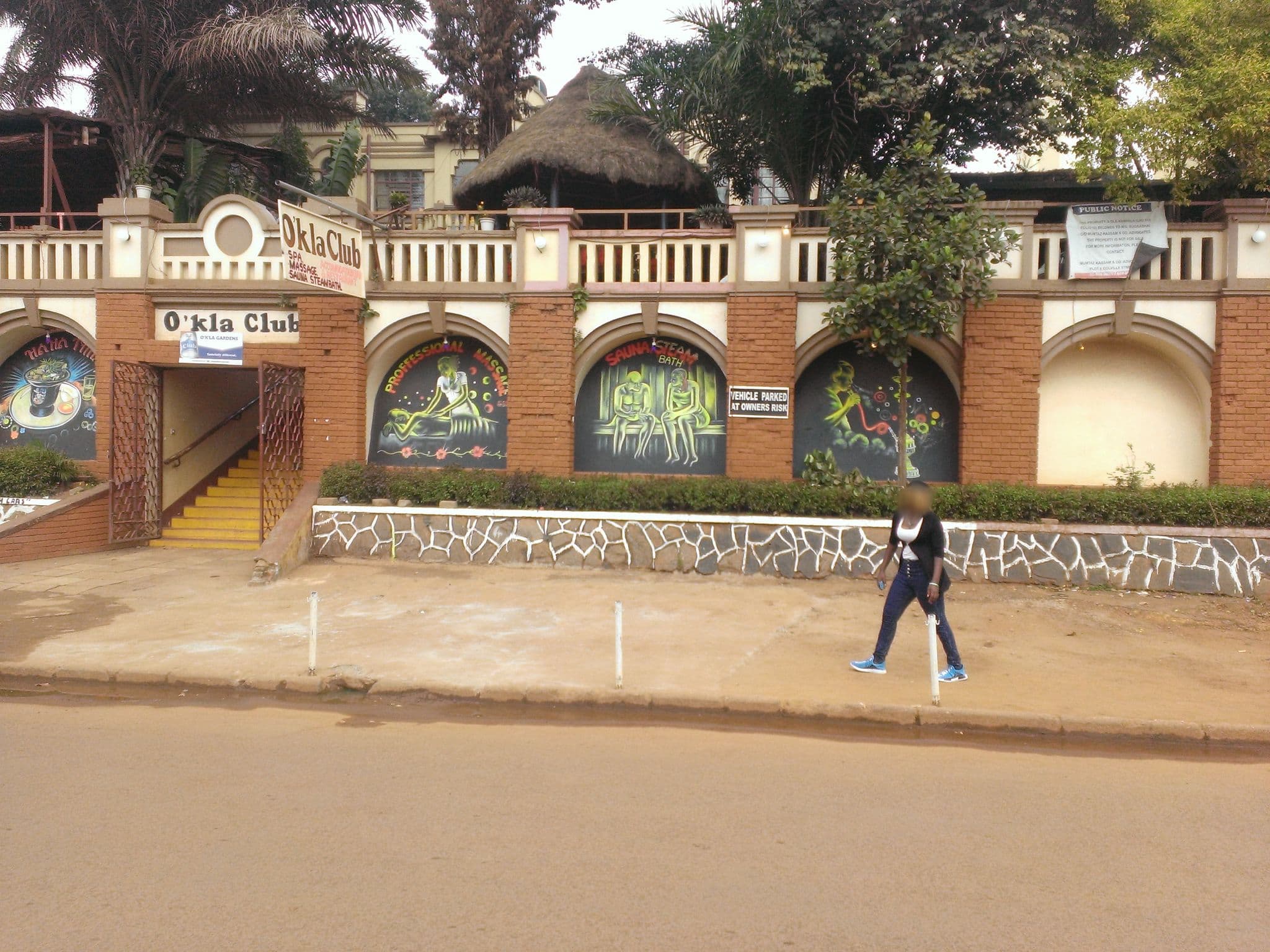 Street view near Okla Hotel, Kampala — © klain890 (CC BY-SA · Mapillary)