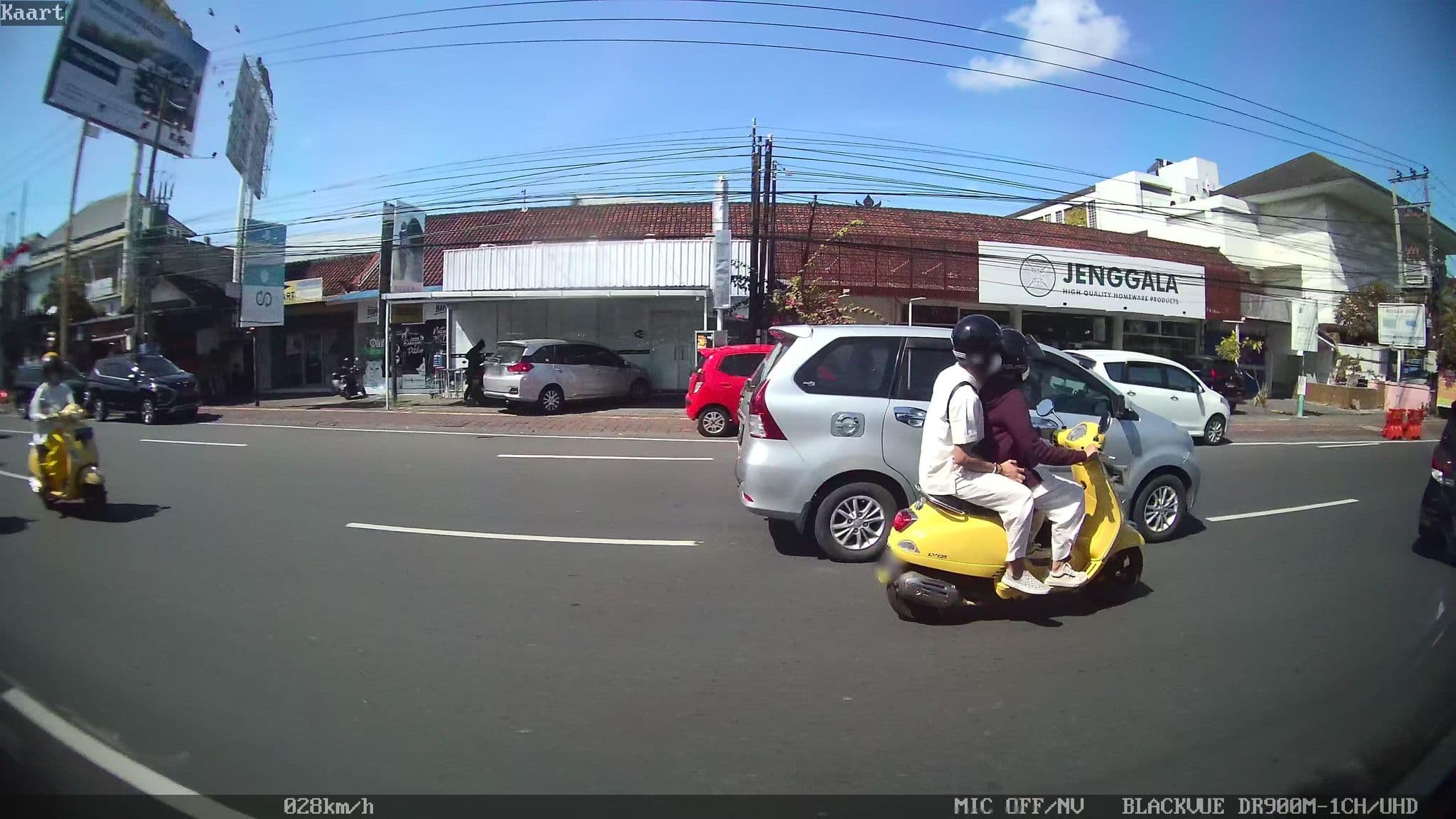 Street view near Adhi Jaya Sunset Hotel, Legian
