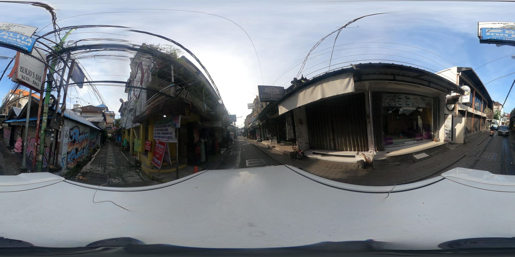 Street view near Grand Barong Resort, Kuta