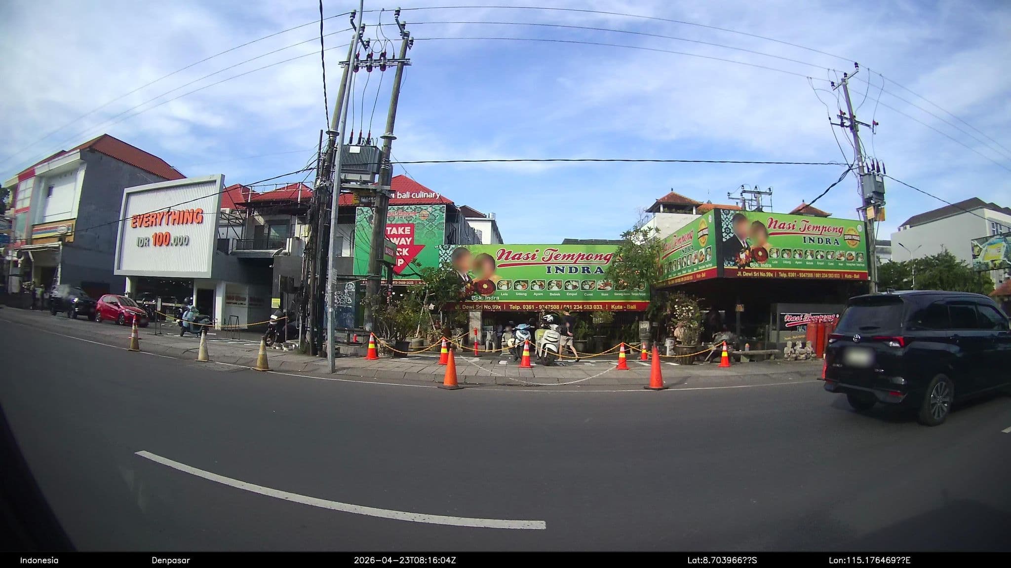 Street view near Grand Erawan, Legian