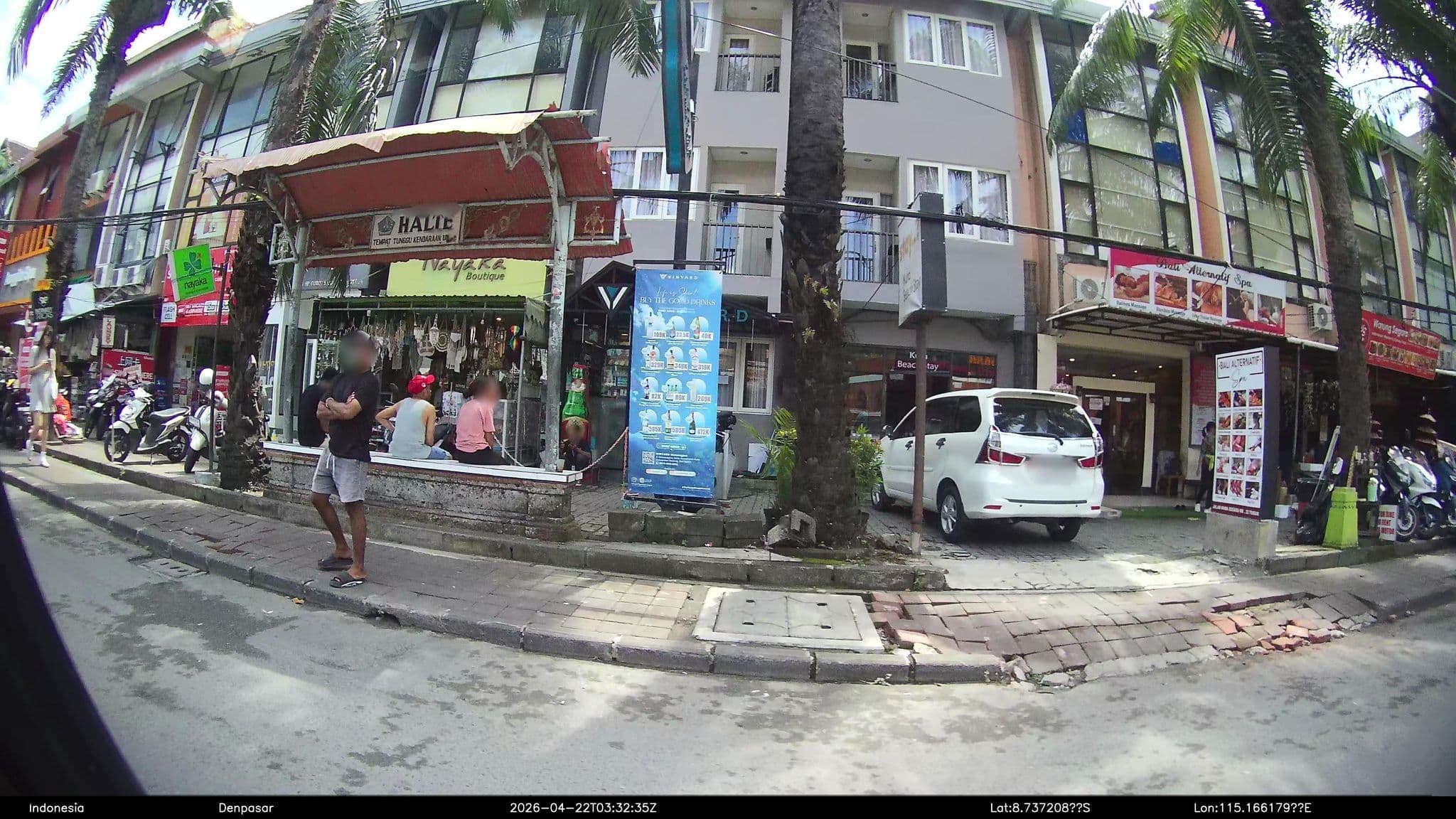 Street view near Aston Kuta Hotel & Residence, Kuta