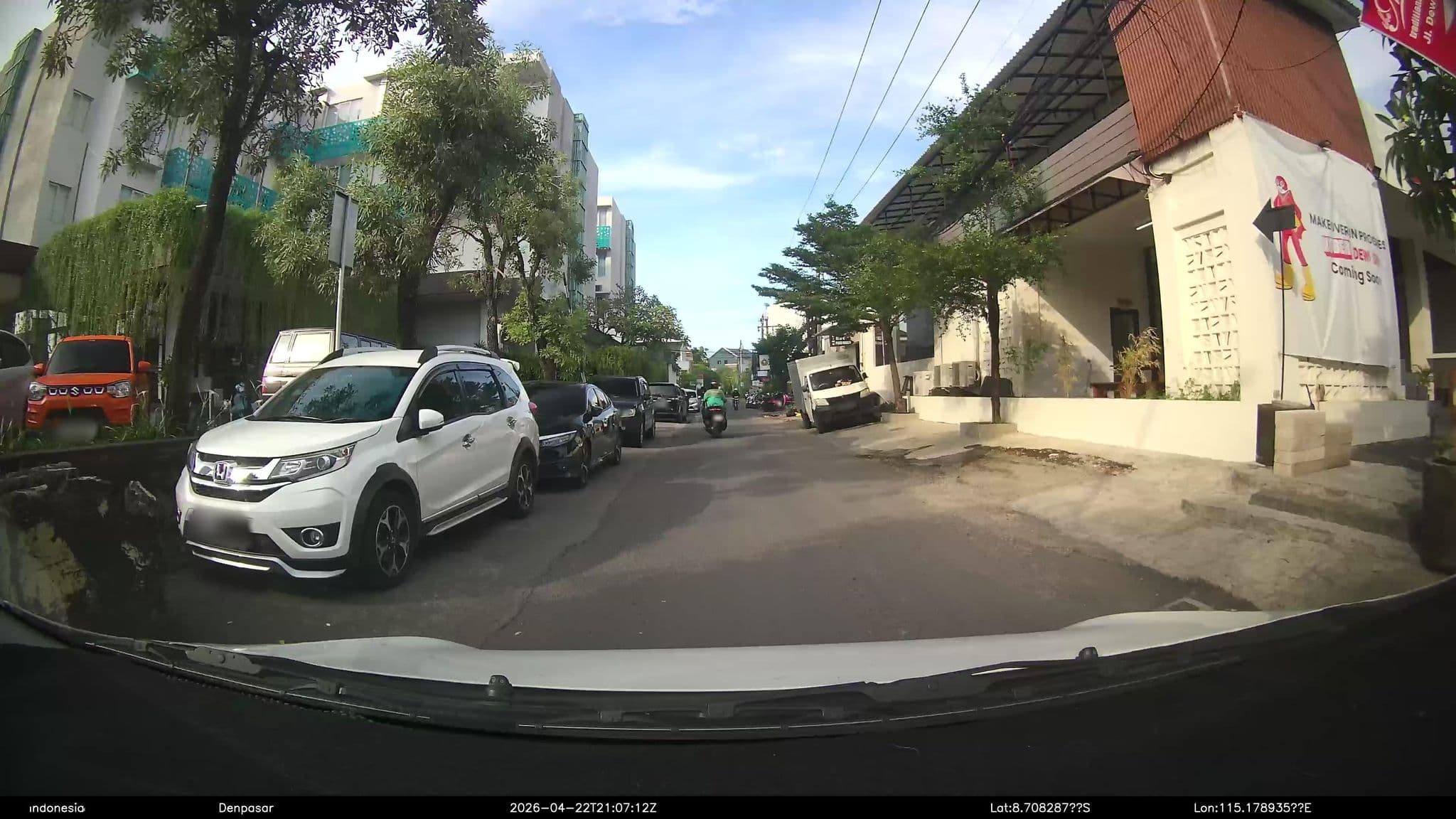 Street view near Grand Livio Kuta Hotel, Legian