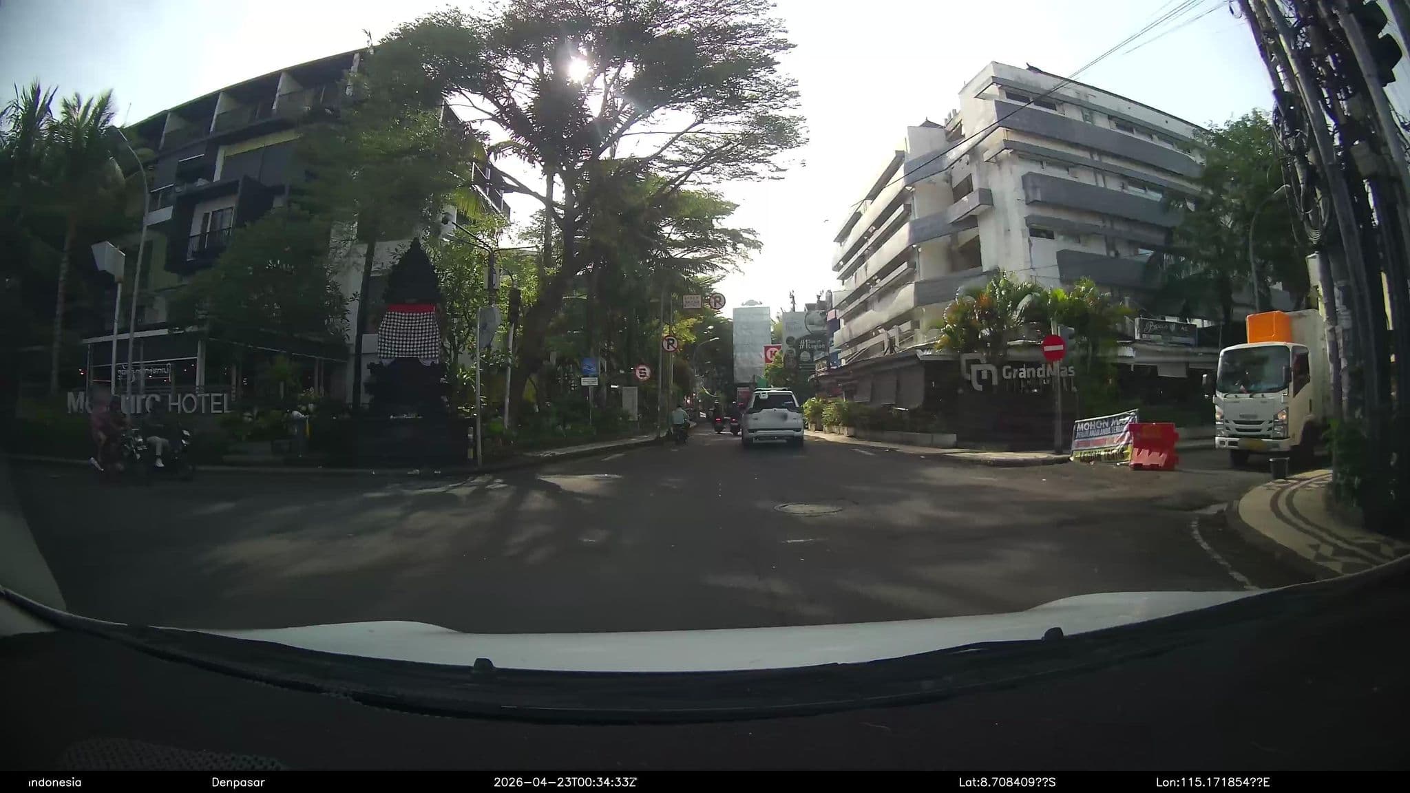 Street view near Hotel Mercure Bali Legian, Legian