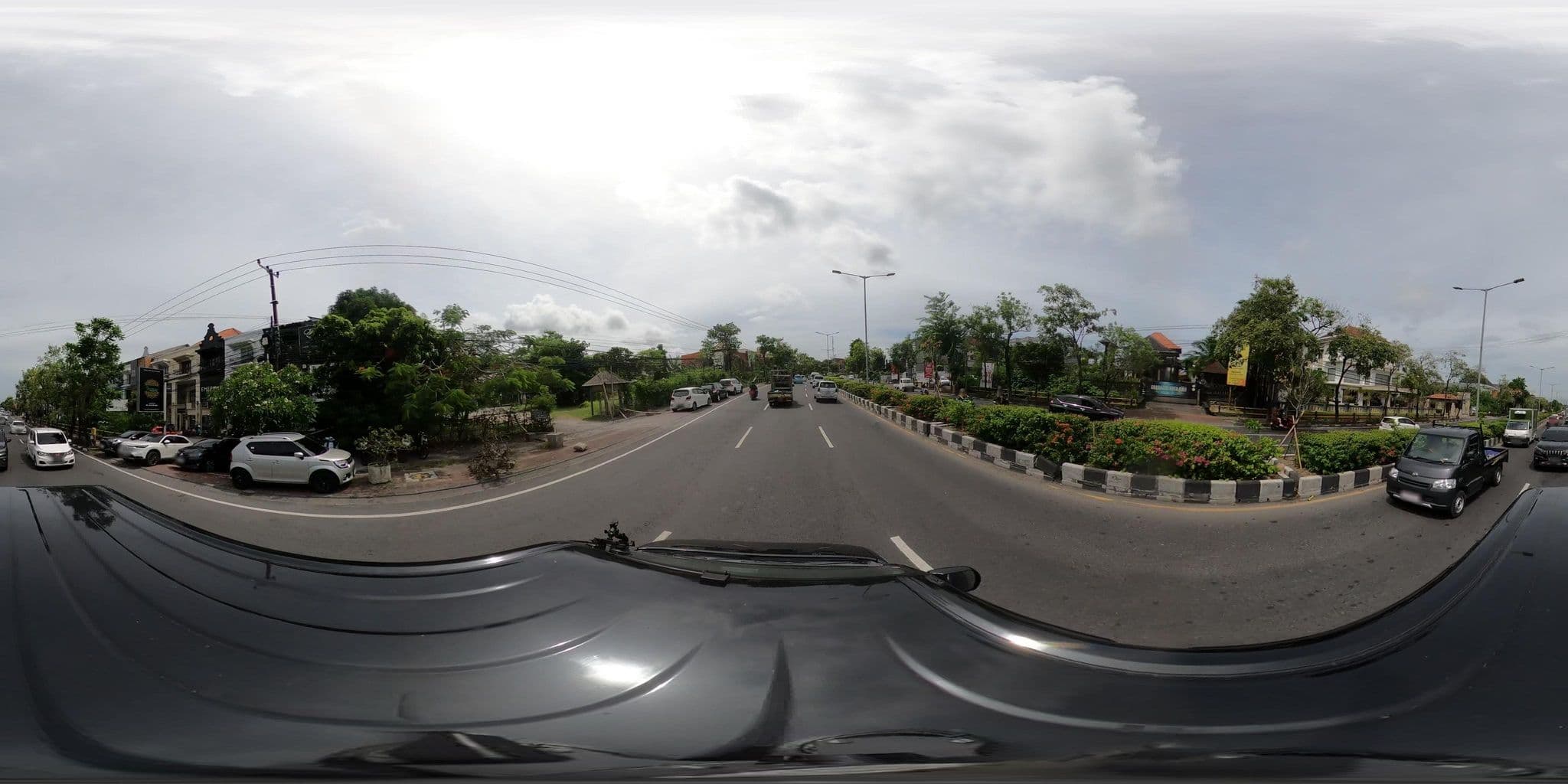 Street view near Bale Mansion, Legian