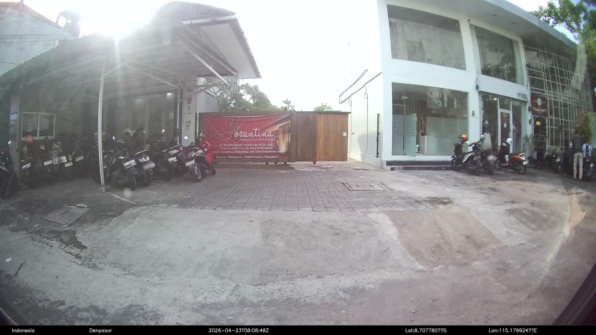 Street view near Kosantina Guest House, Legian