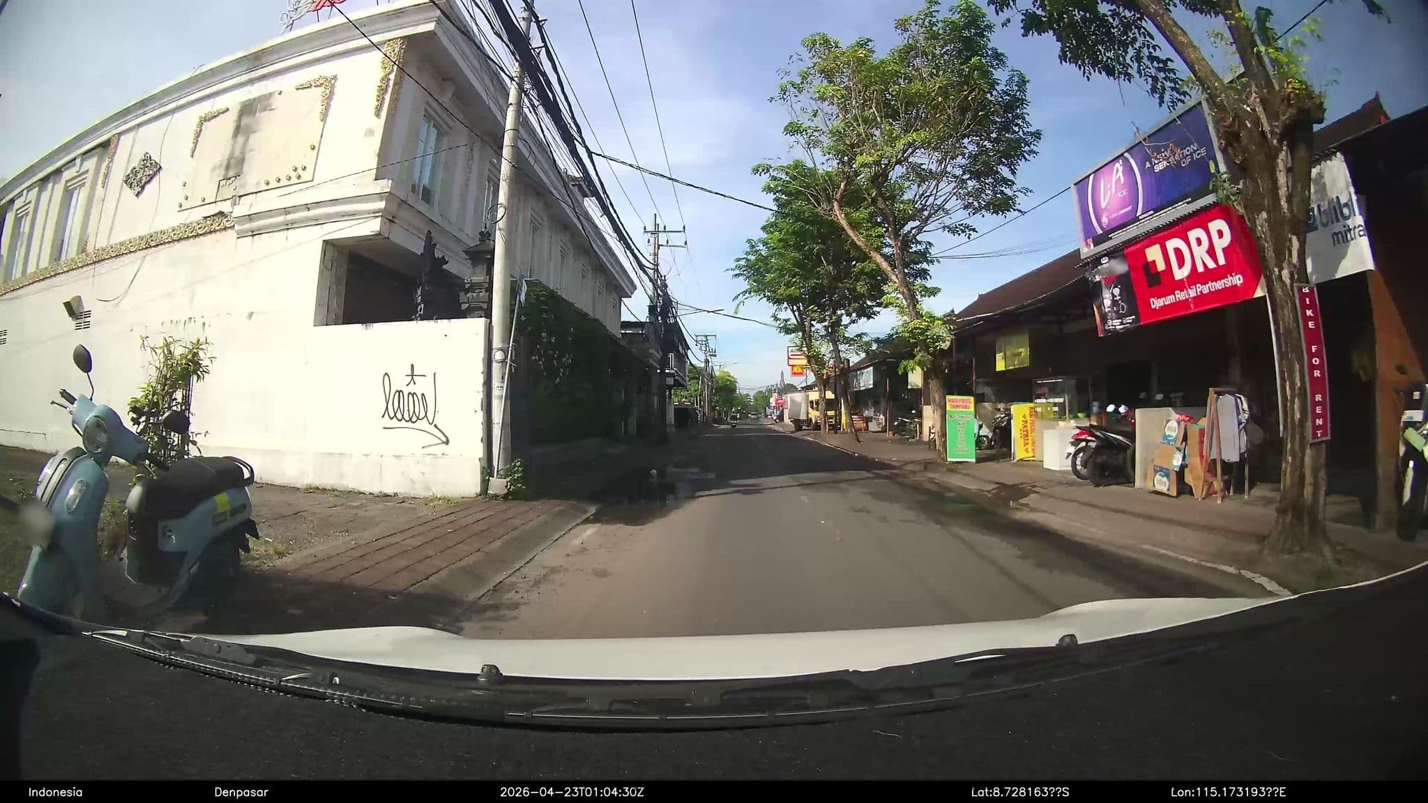 Street view near The Nyaman Bali, Kuta