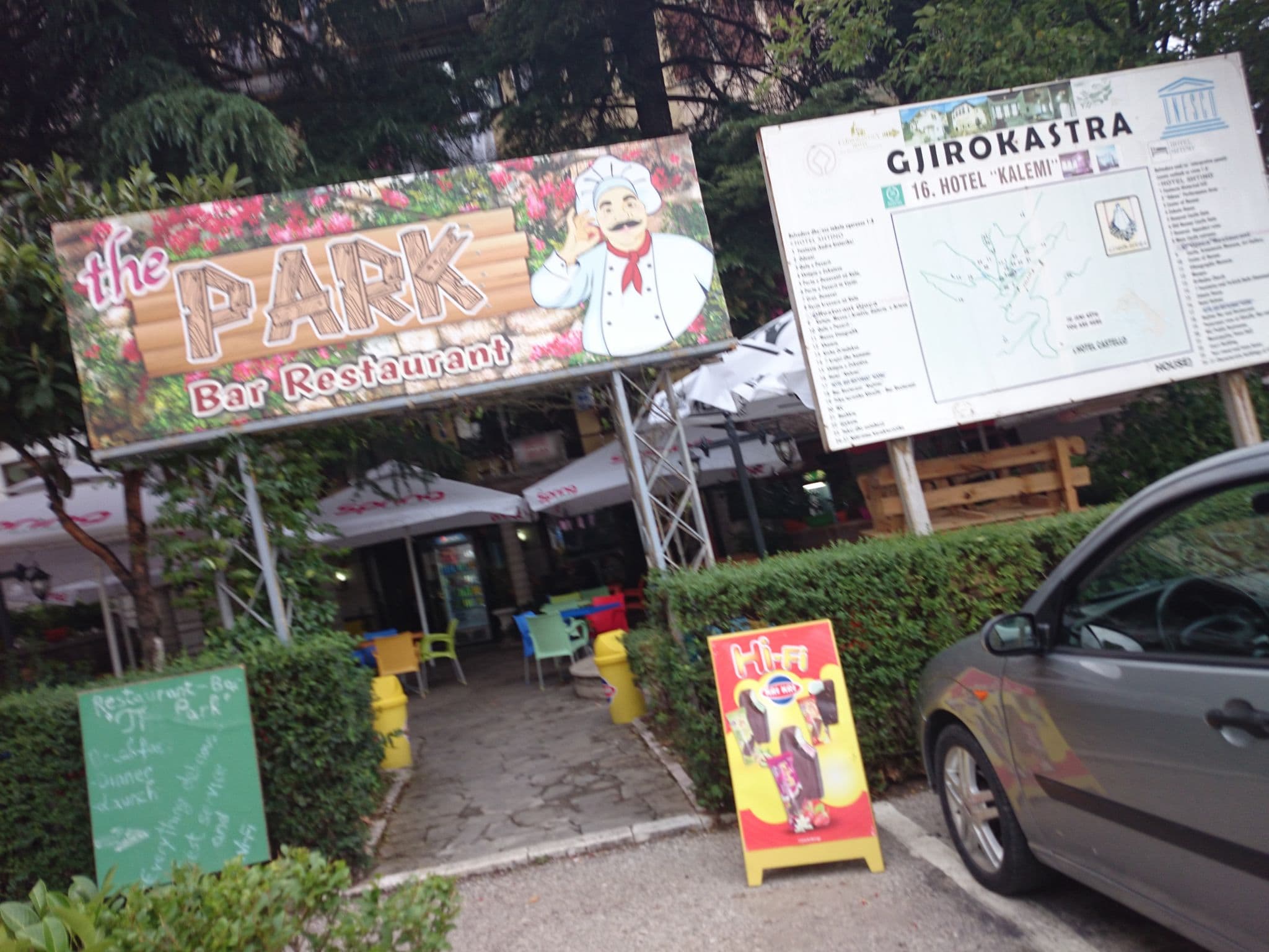 Street view near Hotel Kastro, Gjirokastër, Gjirokastër — © ebel (CC BY-SA · Mapillary)