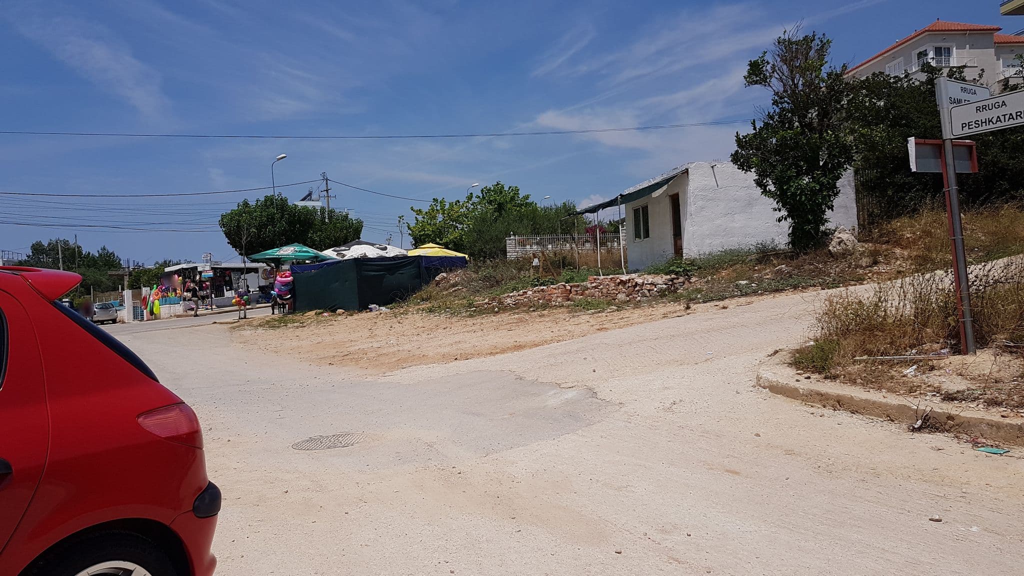 Street view near Hotel Ilio Boutique, Ksamil, Ksamil — © ale_zena_it (CC BY-SA · Mapillary)
