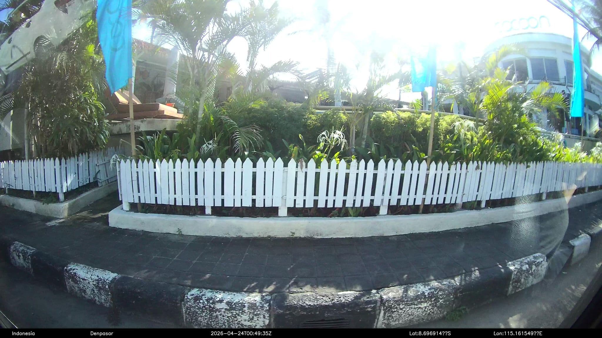 Street view near Double-Six Luxury Hotel, Legian