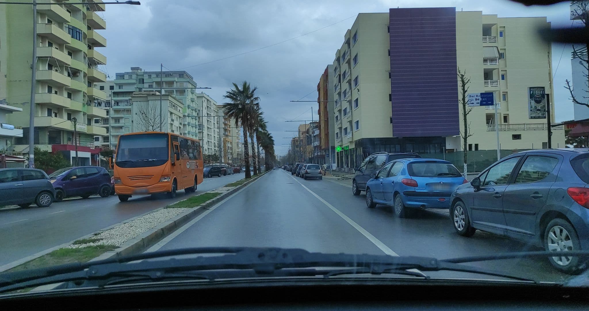 Street view near Solei Apartments, Durrës — © denisju_osm (CC BY-SA · Mapillary)