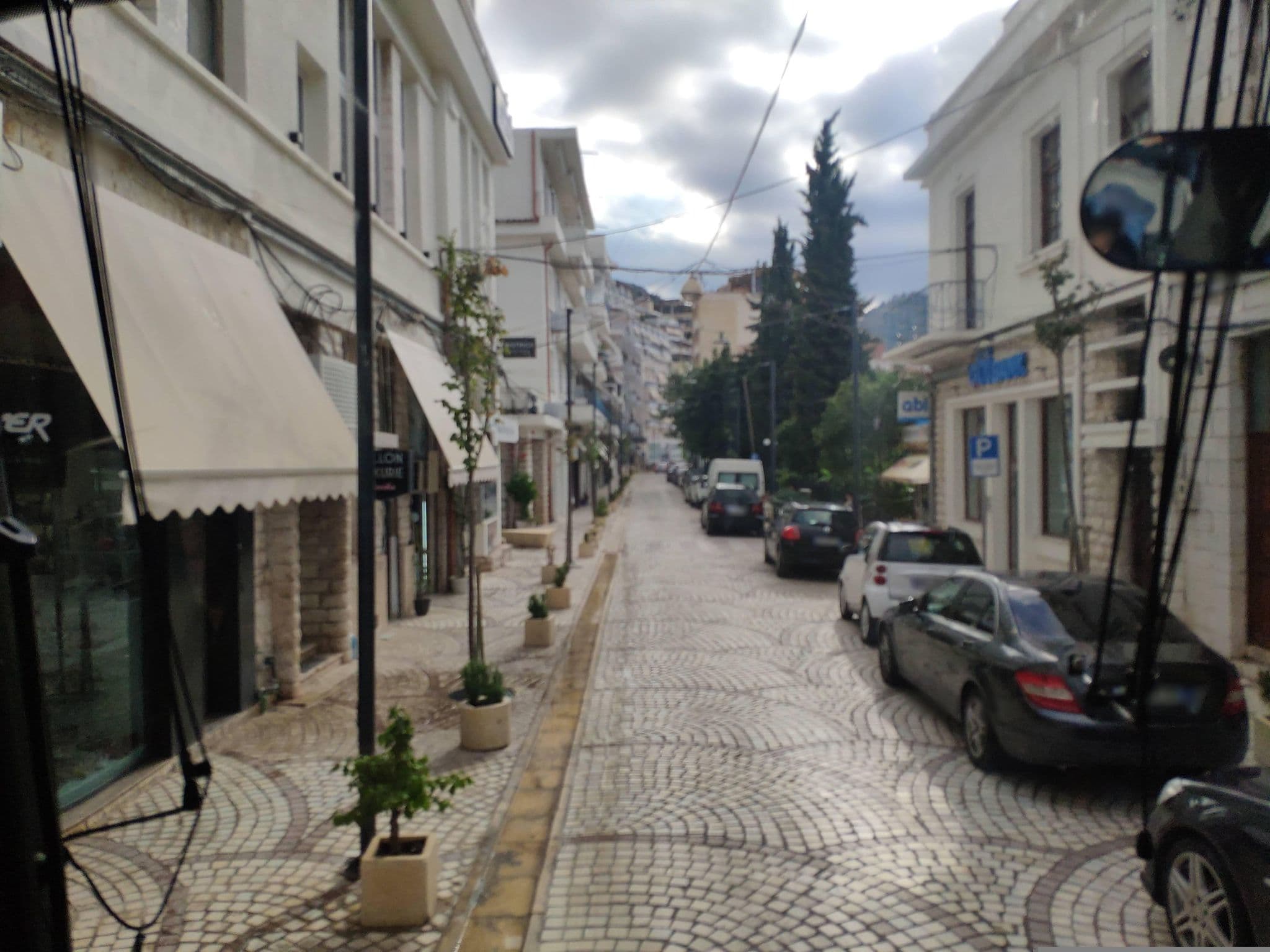 Street view near Vega 43 Hostel, Sarandë — © soepzi (CC BY-SA · Mapillary)
