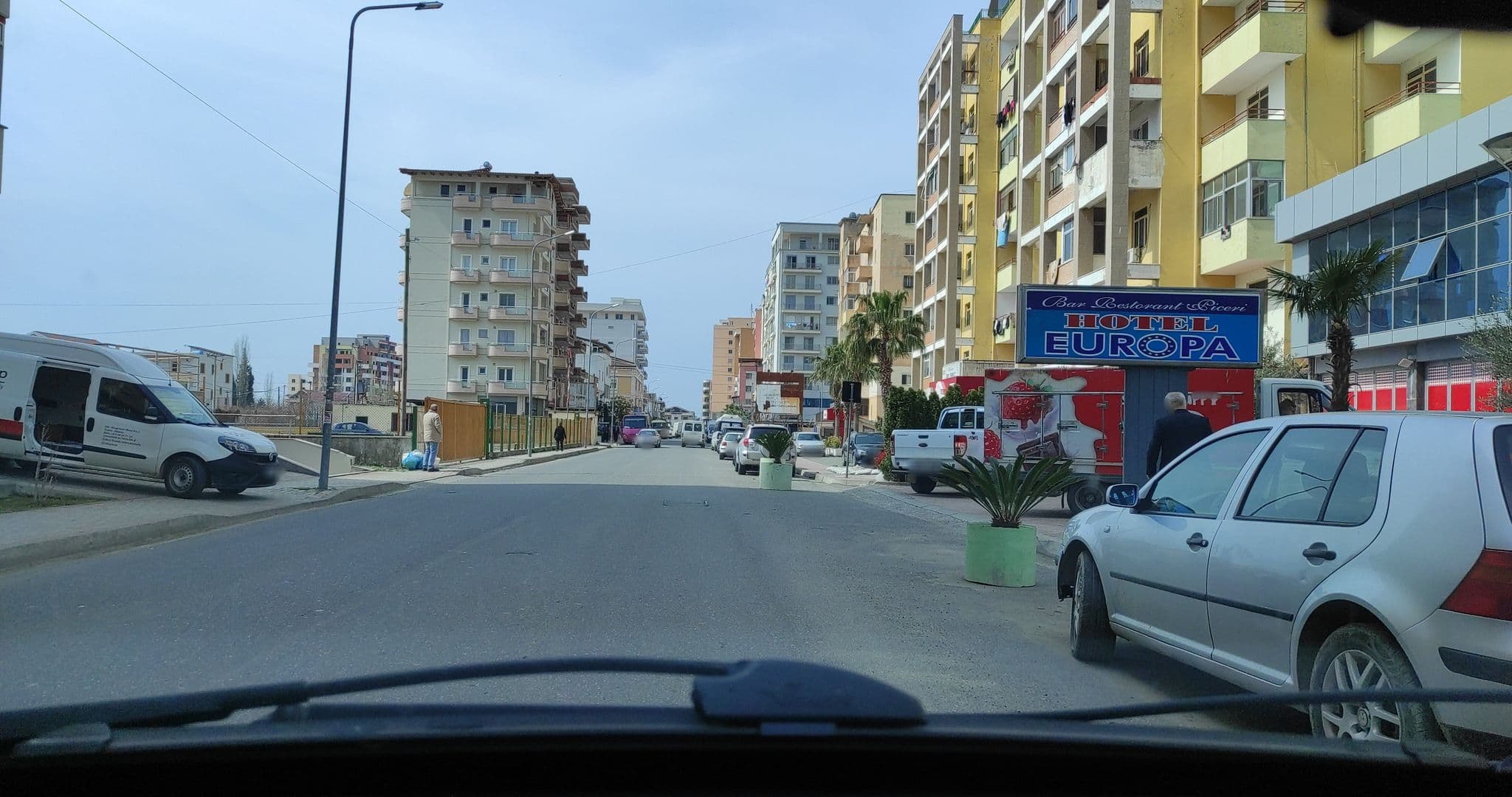 Street view near Hotel Europa, Lezhë — © denisju_osm (CC BY-SA · Mapillary)