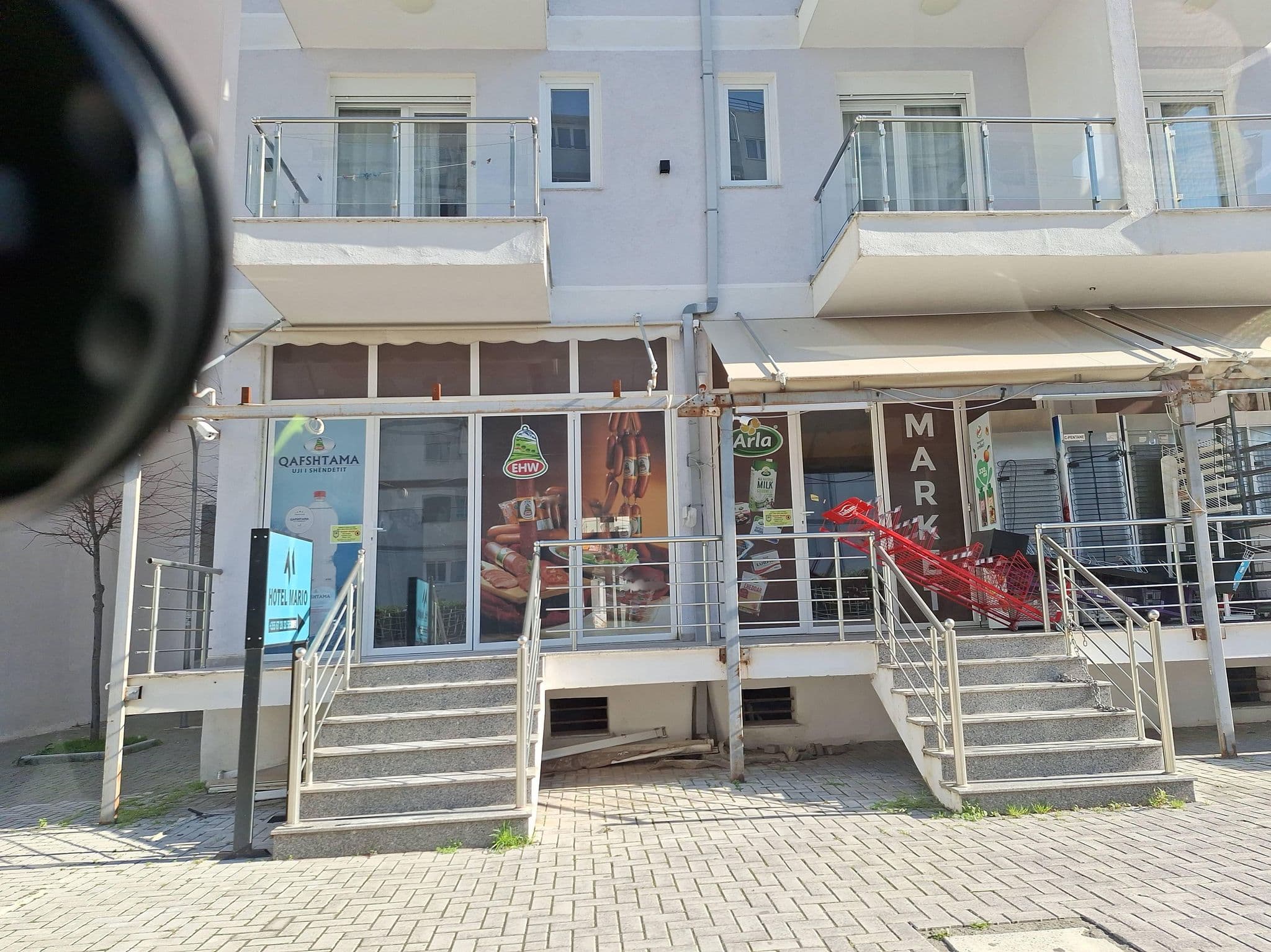 Street view near HOTEL MARIO, Shëngjin — © denisju_osm (CC BY-SA · Mapillary)