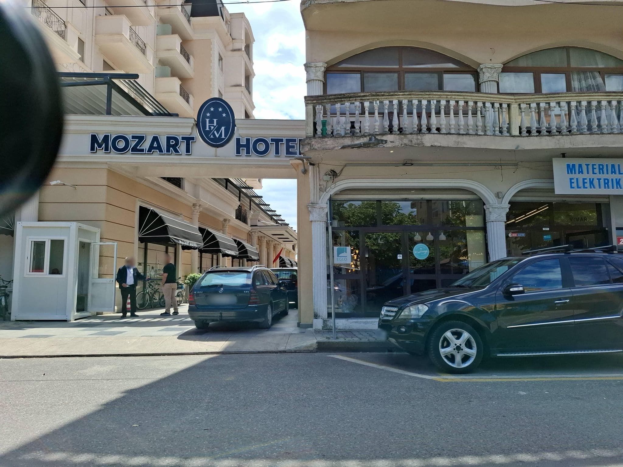 Street view near Hotel Mozart Shkodër, Shkodër — © denisju_osm (CC BY-SA · Mapillary)
