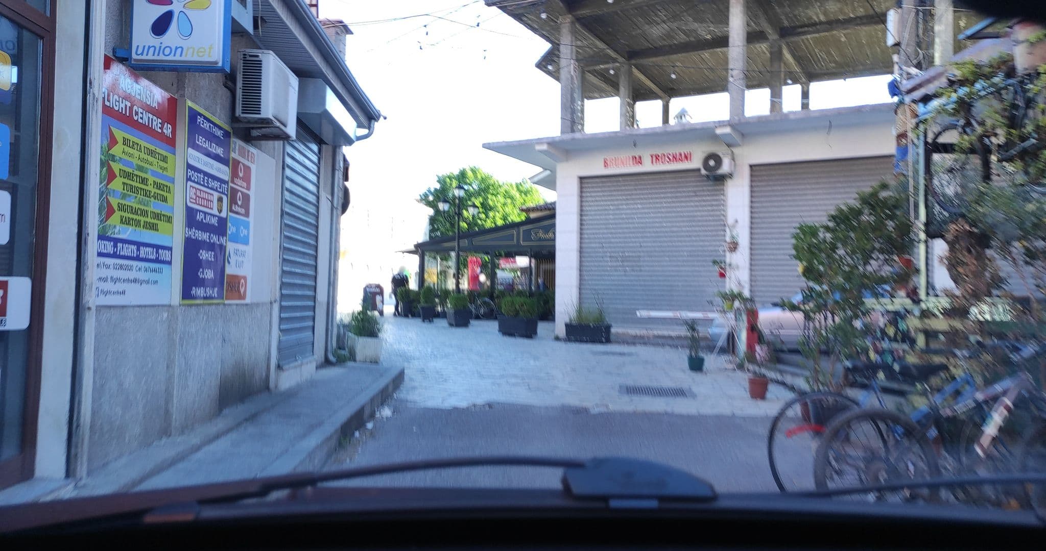 Street view near Hotel Downtown, Shkodër — © denisju_osm (CC BY-SA · Mapillary)