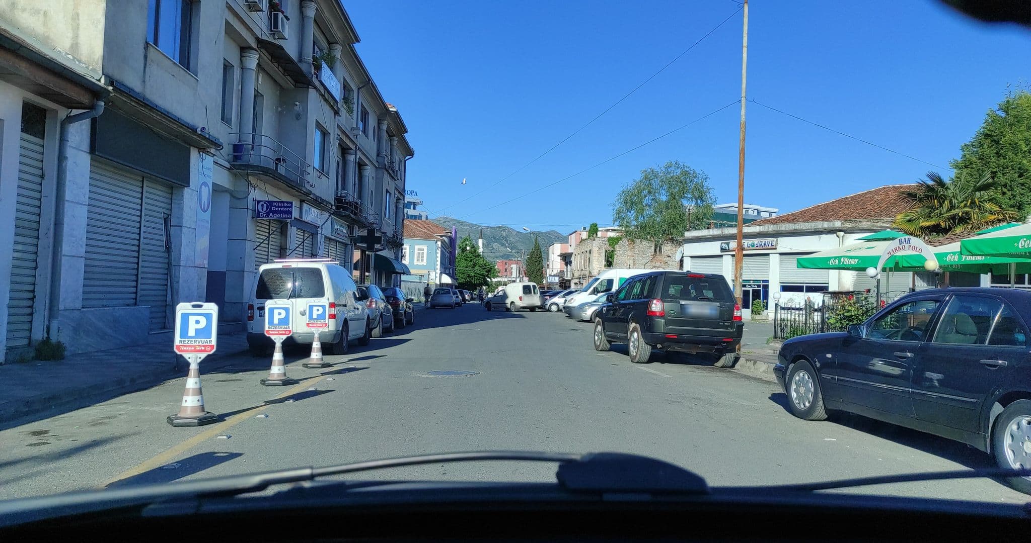 Street view near Traveler Hostel Rooftop, Shkodër — © denisju_osm (CC BY-SA · Mapillary)