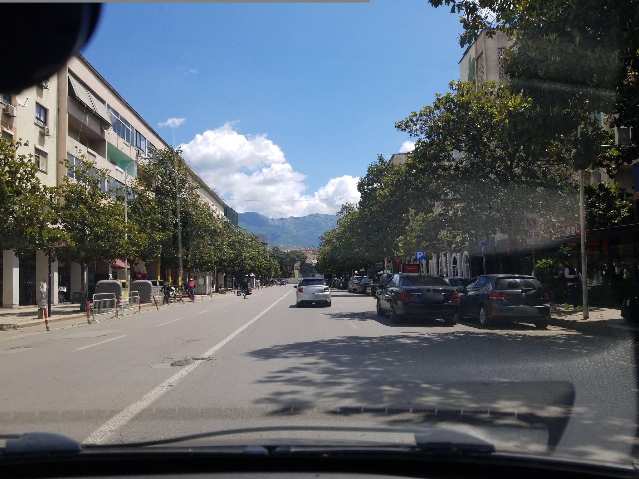 Street view near Lot Boutique Hotel by hotels and preference, Tirana — © denisju_osm (CC BY-SA · Mapillary)