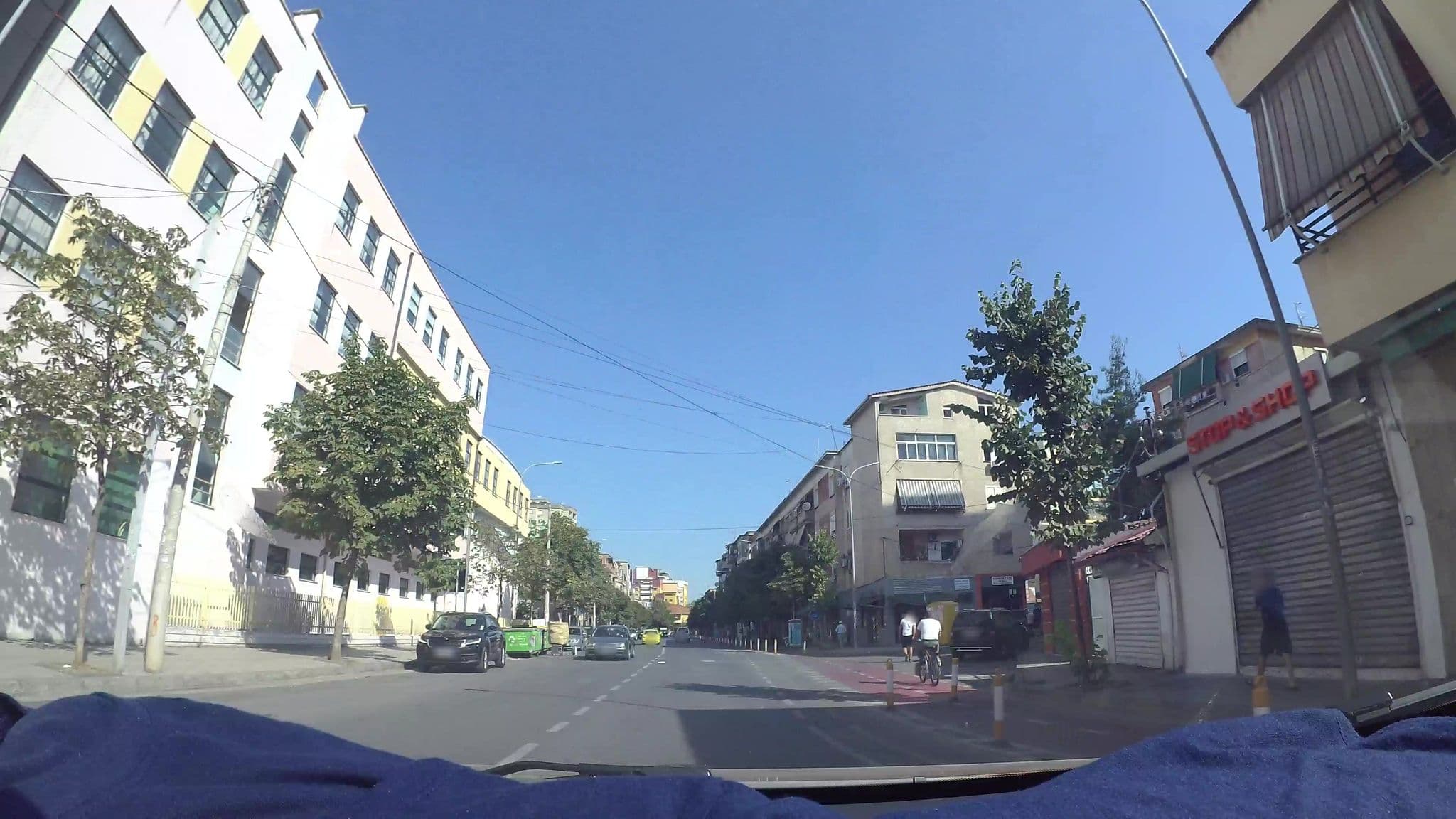 Street view near Tirana Apartments, Tirana — © kaart_3 (CC BY-SA · Mapillary)