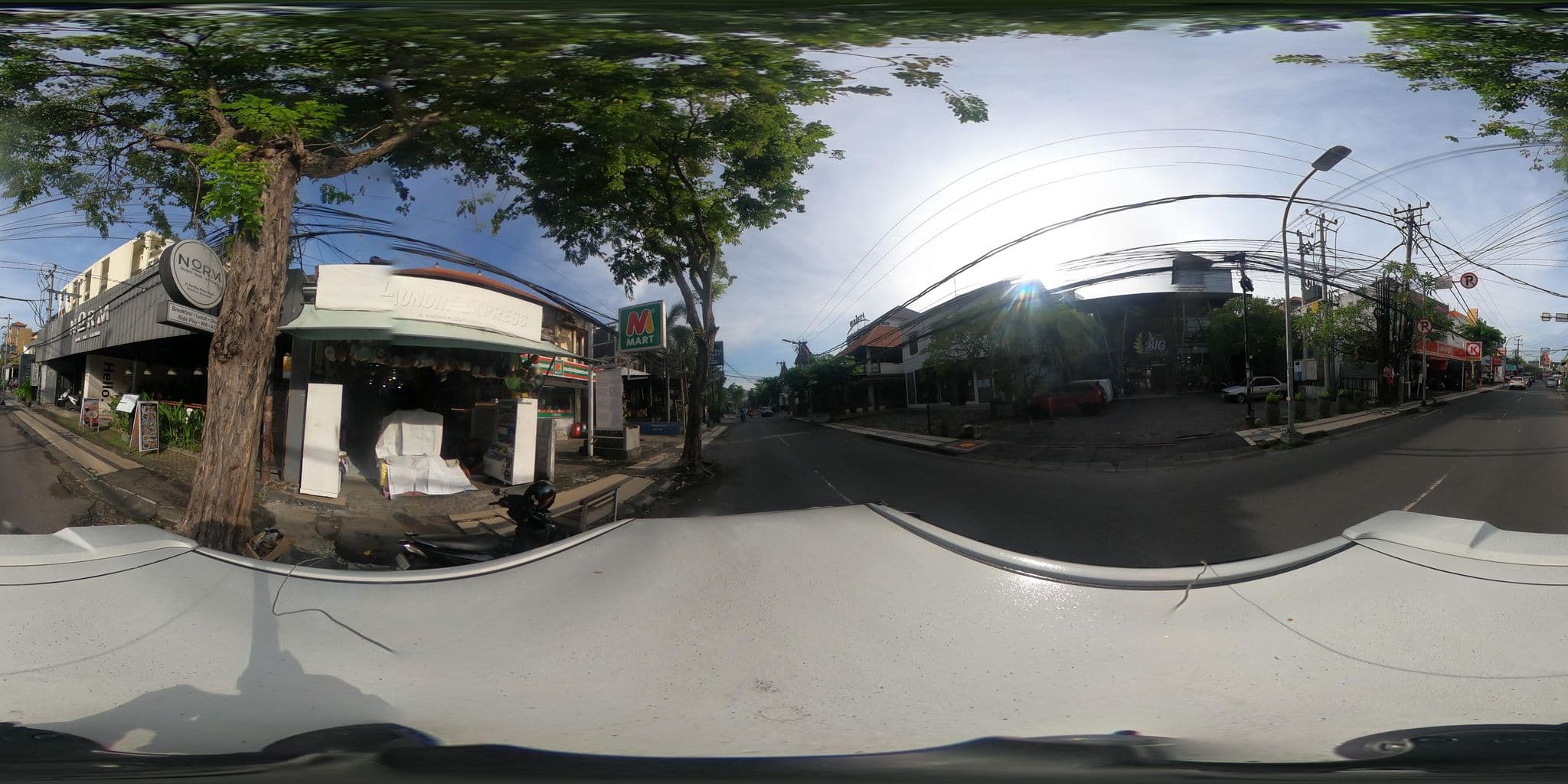 Street view near The Tusita Hotel, Kuta