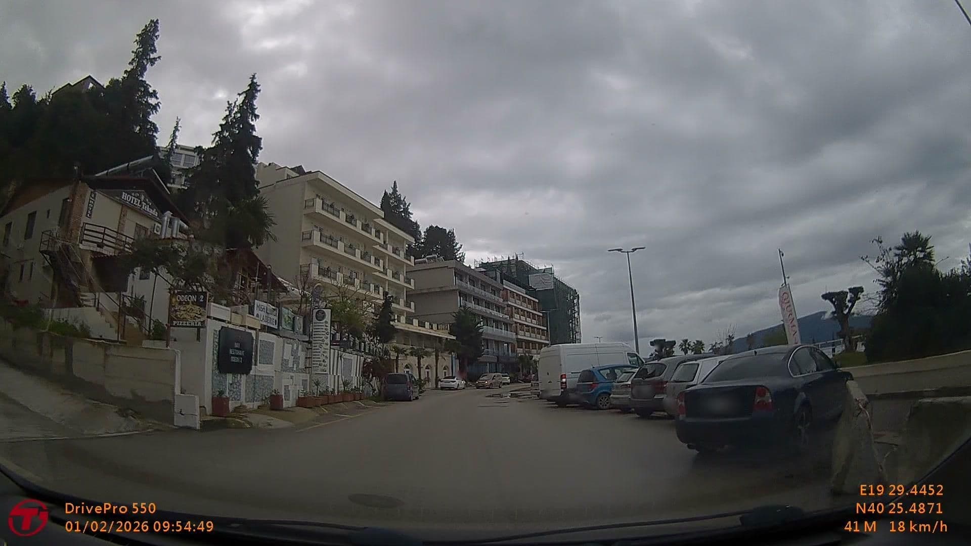 Street view near Hotel Vlora Priam, Affiliated by Melia, Vlorë — © denisju_osm (CC BY-SA · Mapillary)