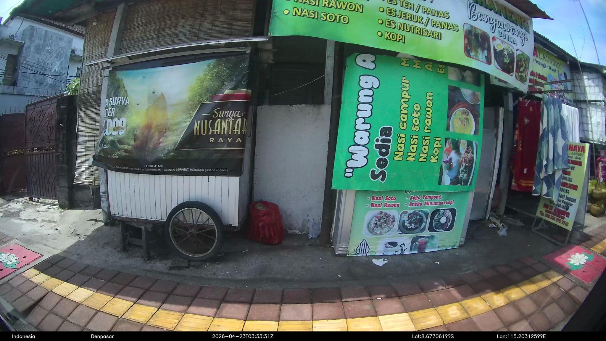 Street view near Ferdo kost, Denpasar