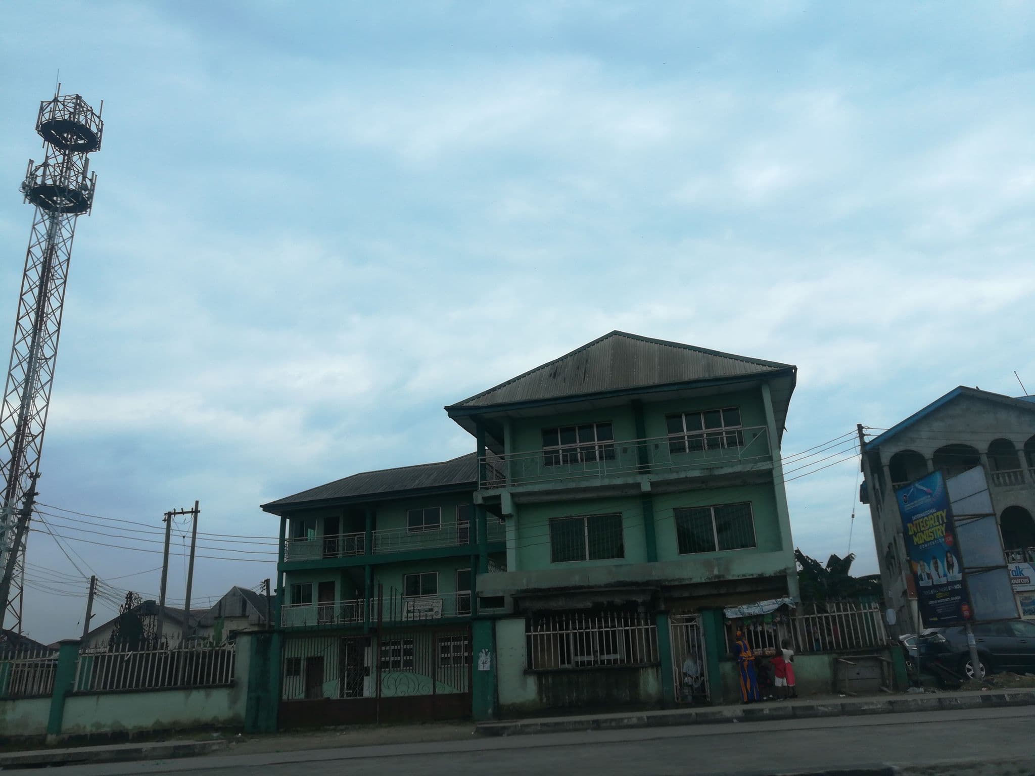 Street view near Tocville gardens and suite, Port Harcourt — © ralebipim (CC BY-SA · Mapillary)