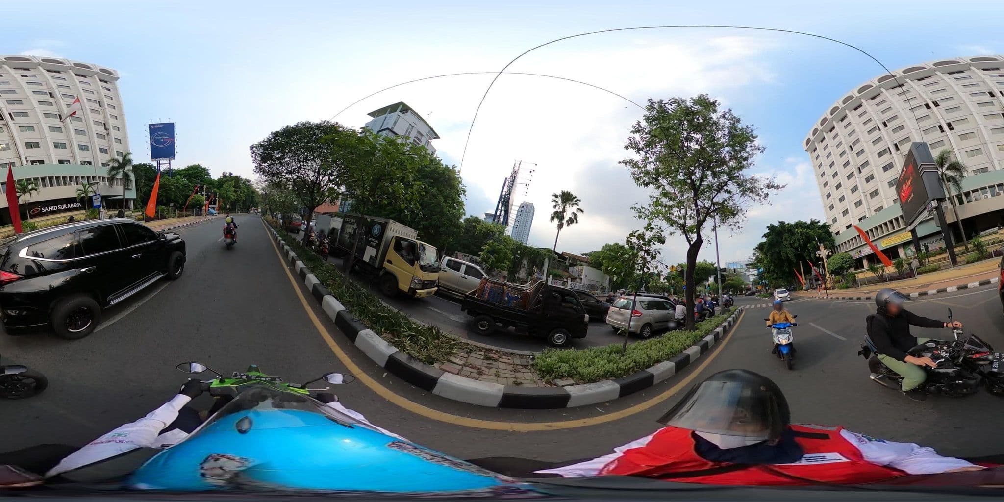 Street view near Hotel Sahid, Surabaya