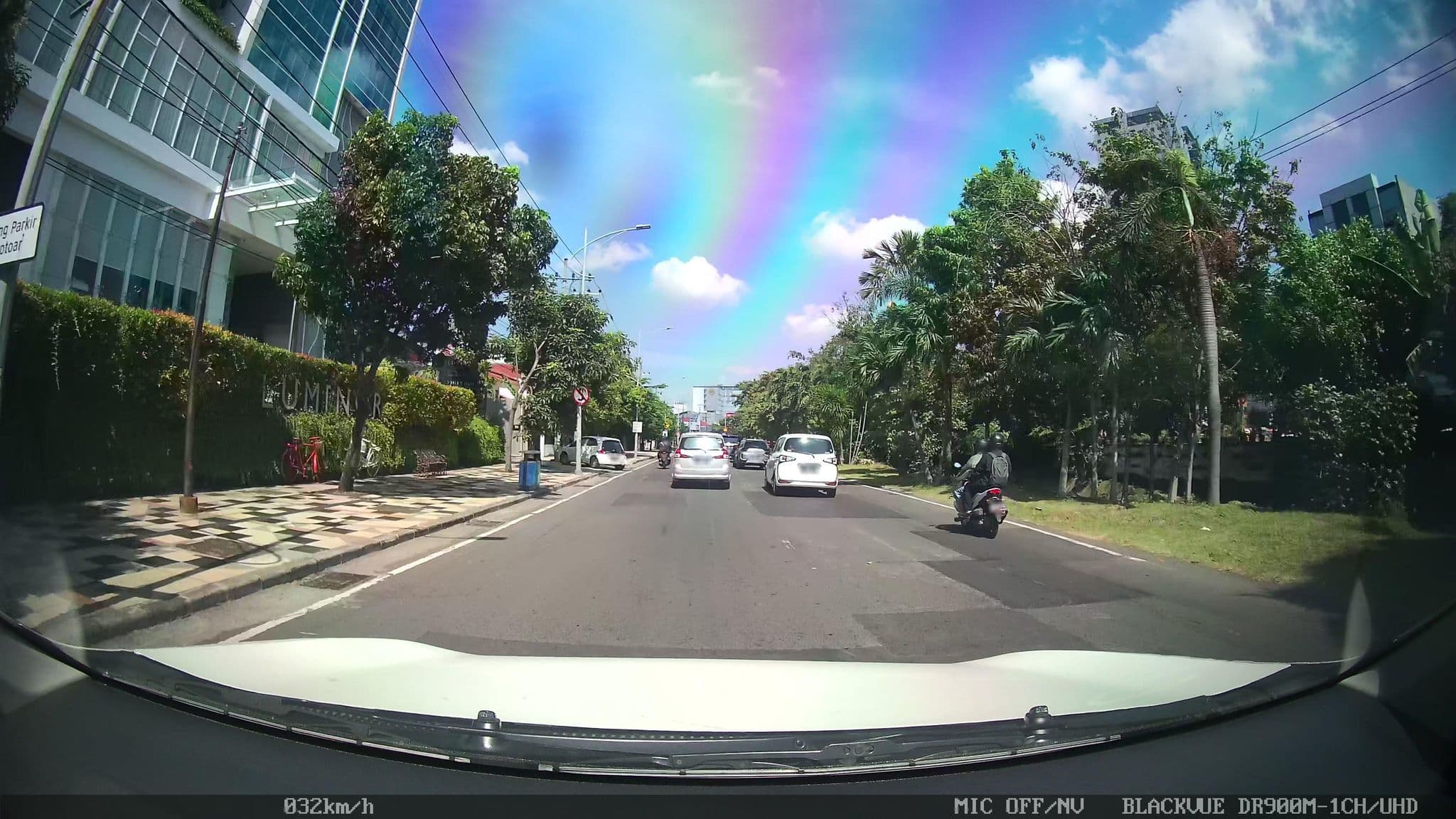 Street view near LUMINOR Hotel, Surabaya