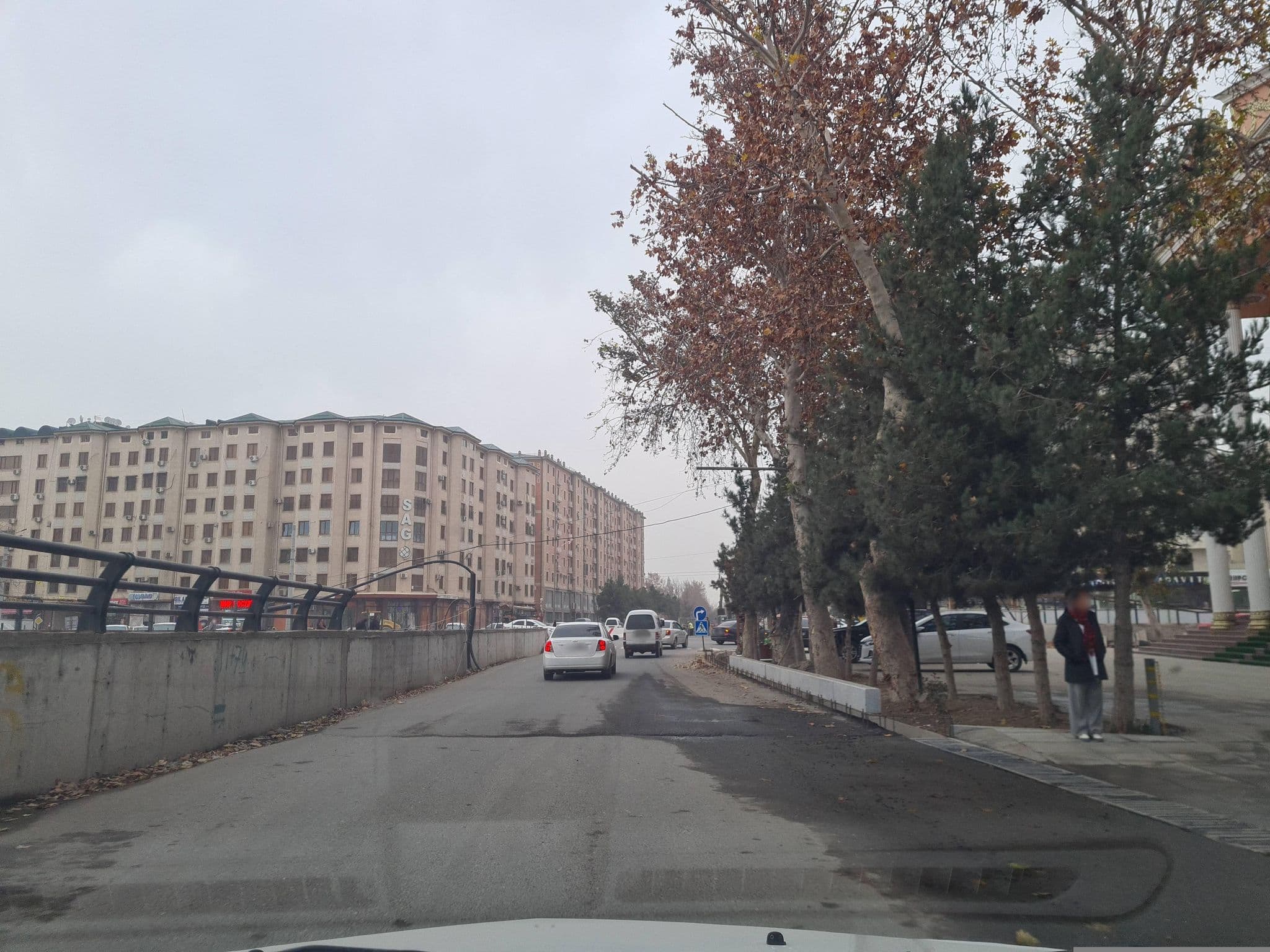 Street view near Golden Samarkand, Samarkand — © ZafarDusanov (CC BY-SA · Mapillary)