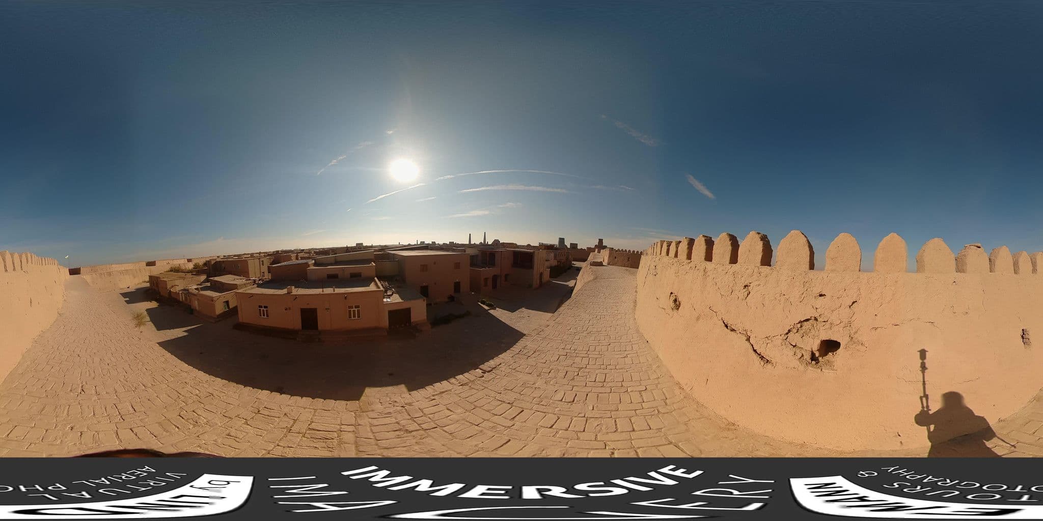 Street view near Khiva Rayon Hotel, Xiva — © l1ndemann (CC BY-SA · Mapillary)