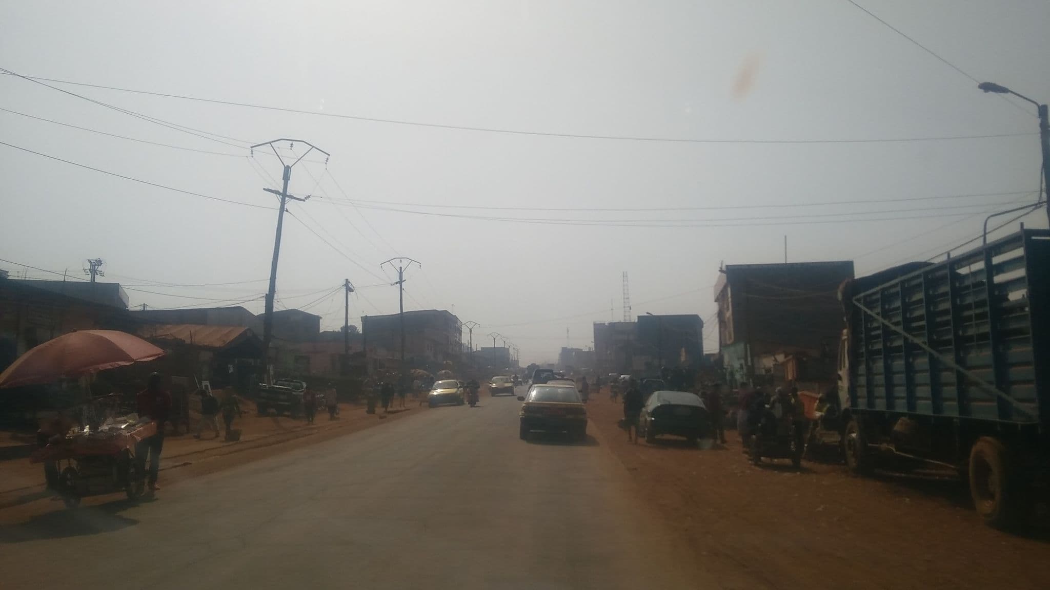 Street view near Motel La Cachette, Bafoussam — © albingasparetto (CC BY-SA · Mapillary)