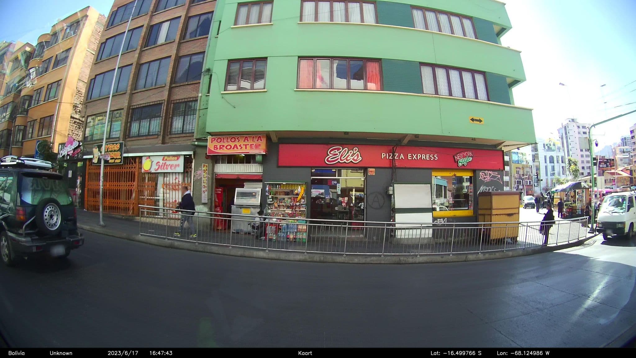 Street view near Hotel LP Columbus®, La Paz — © kaart_2 (CC BY-SA · Mapillary)