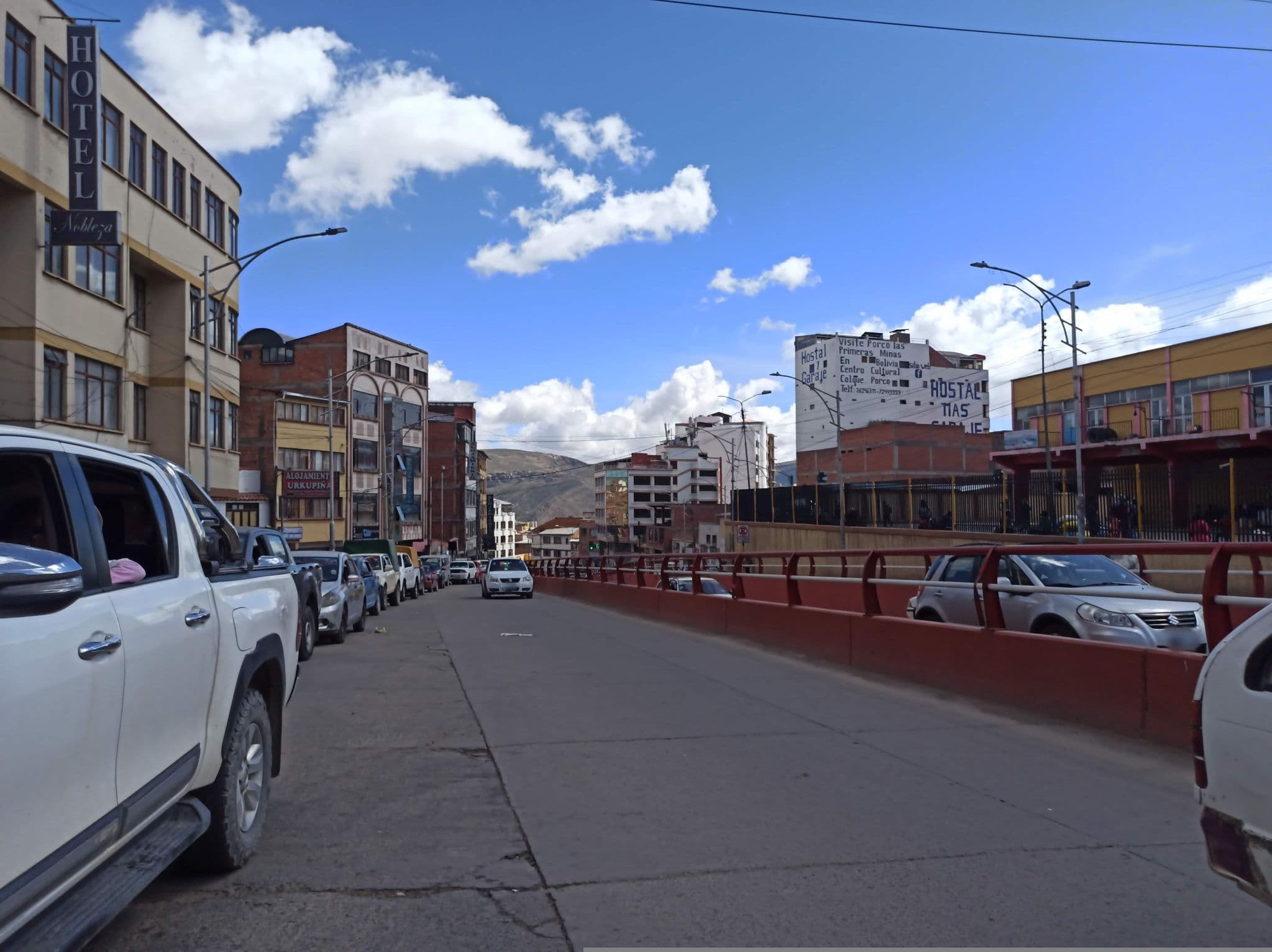 Street view near Hotel Nobleza, Potosí — © juanfajardobo (CC BY-SA · Mapillary)