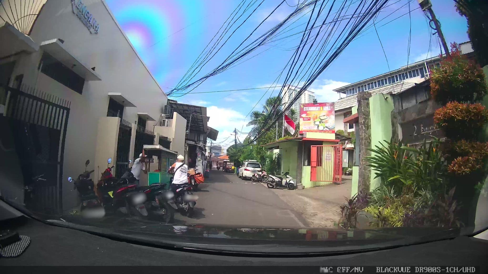 Street view near Green Bamboo Residence, Jakarta